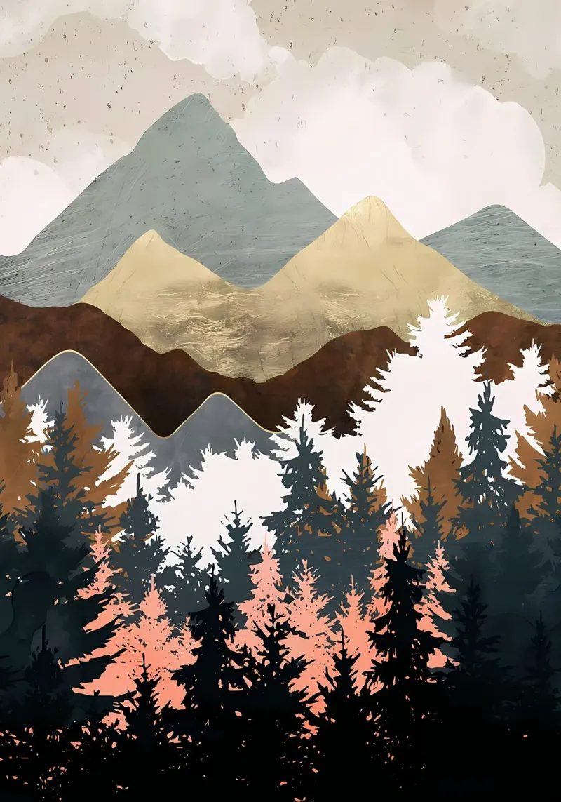 Vue de la forêt hahnemühle de Albert S Jacob