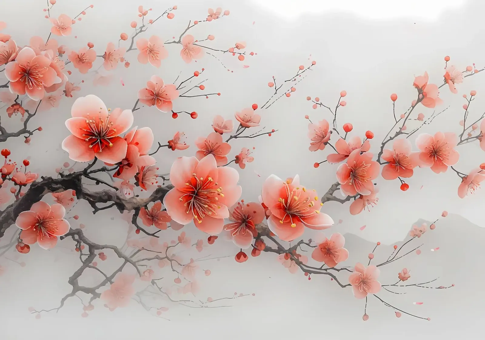 ciliegio in fiore in Giappone pellicola backlit da Rebecca Clark Wyrick