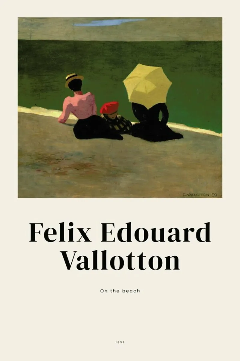 Vallotton - On the Beach pellicola backlit da ARTOTHEK