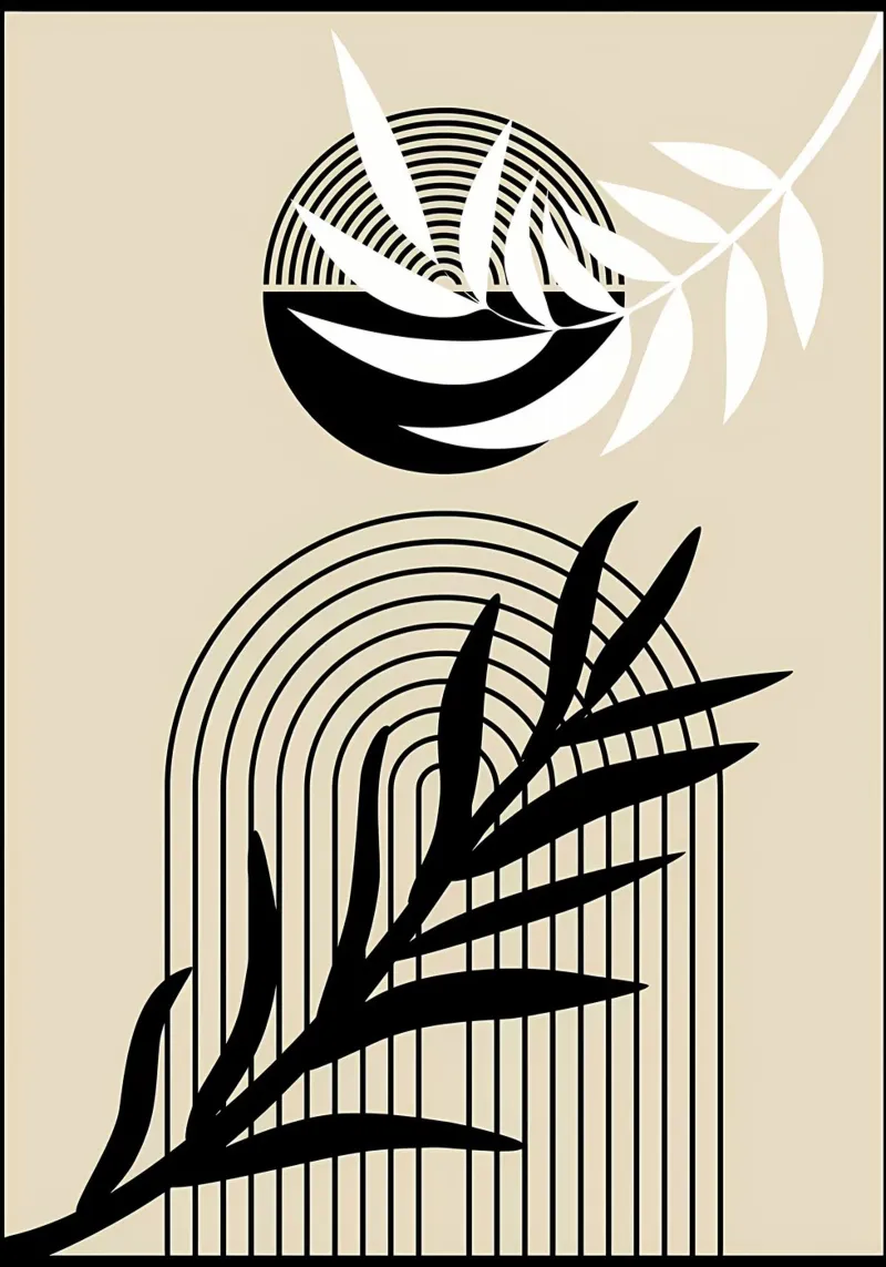 Black and White Botanical Art hahnemühle by James M Coyle