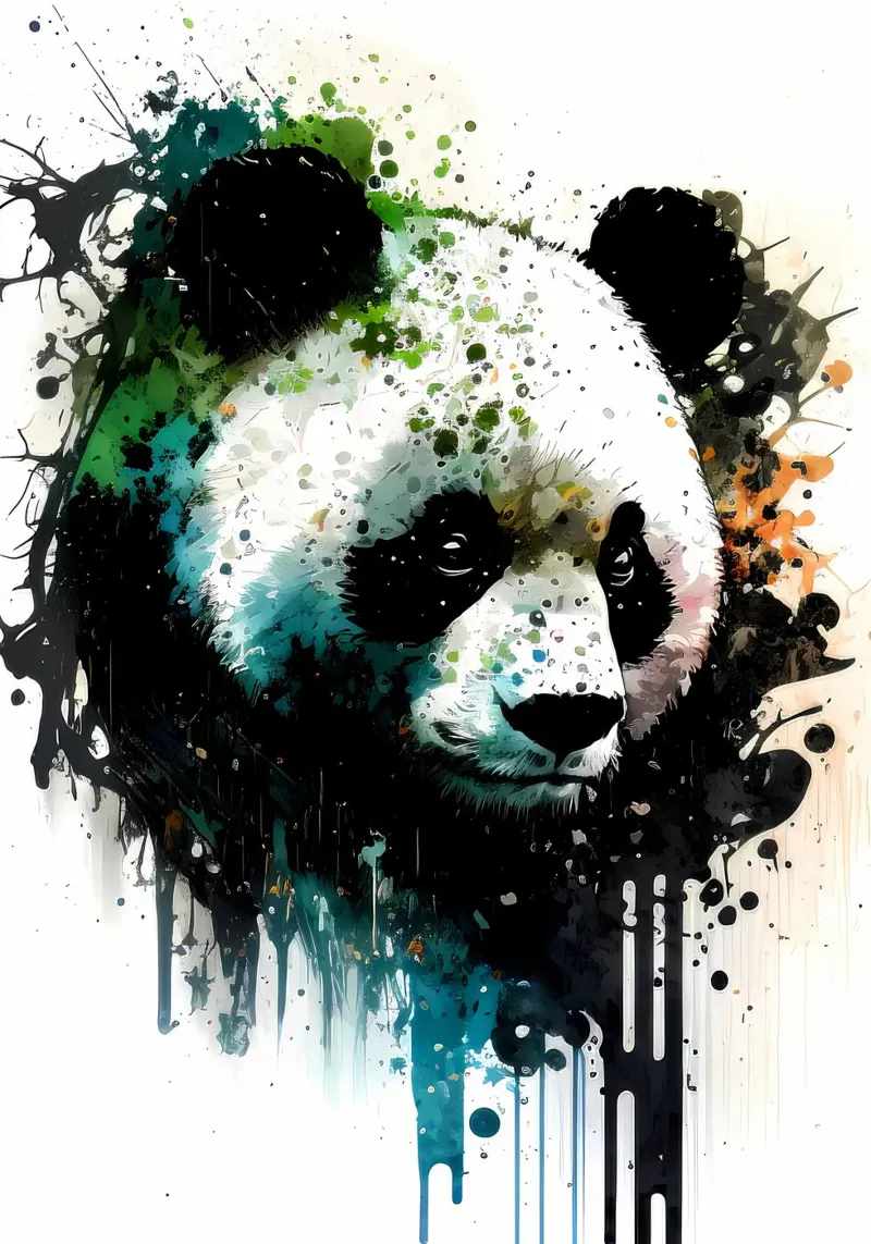 Panda pellicola backlit da James M Coyle
