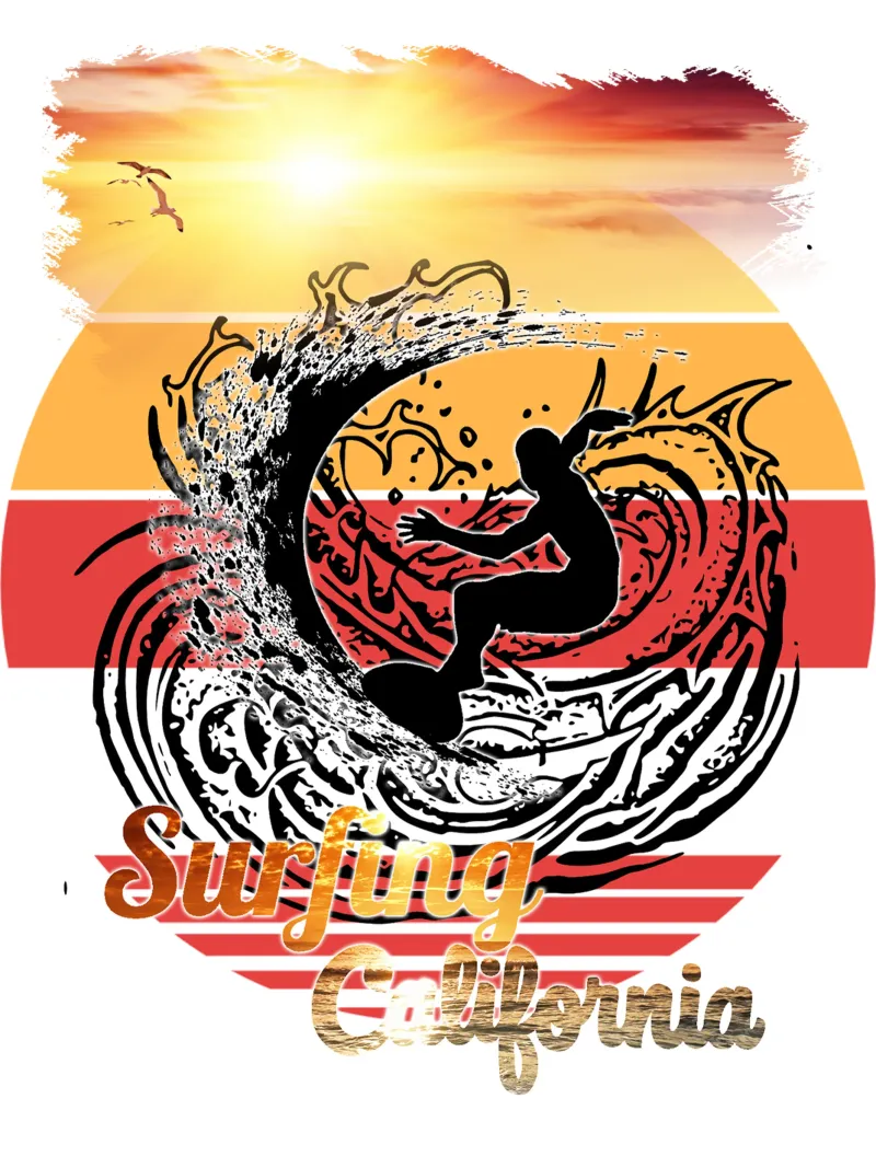 Surf Life Oval 2a - Summer Sun Vibes 10b pellicola backlit da surfer28