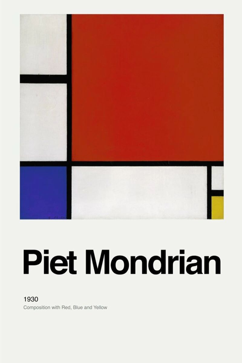 Mondrian - Composition with Red, Blue and Yellow poster de ARTOTHEK