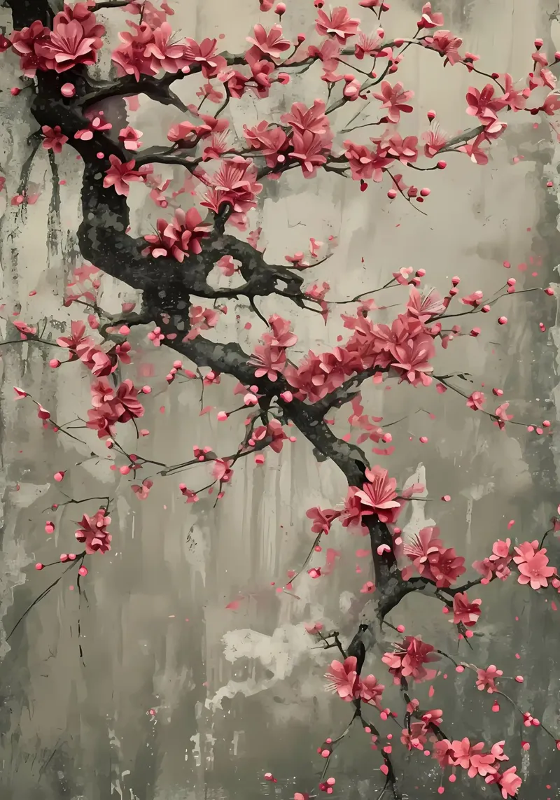 Fiori di ciliegio in Giappone plexiglass da Rebecca Clark Wyrick