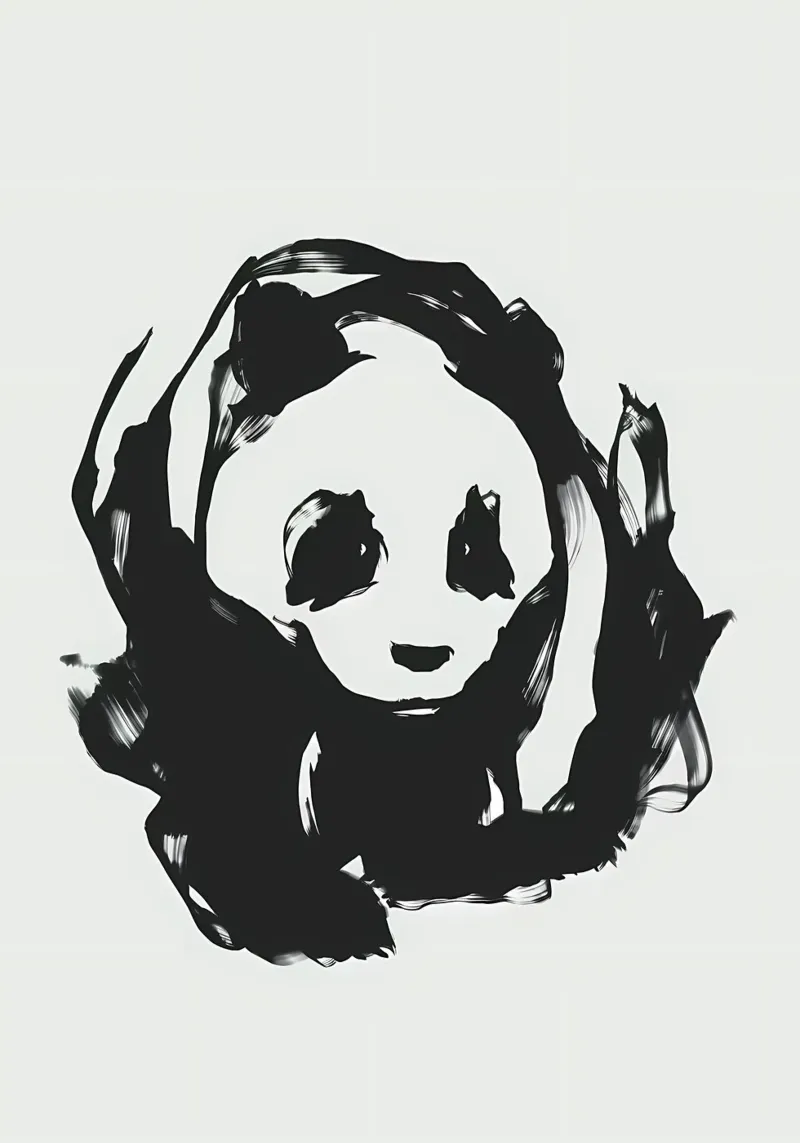 Panda pellicola backlit da James M Coyle