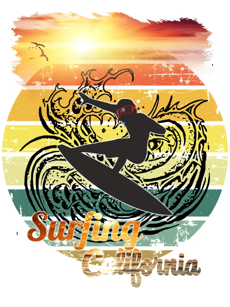 Surf Life Oval 2a - Summer Sun Vibes 8b hahnemühle by surfer28
