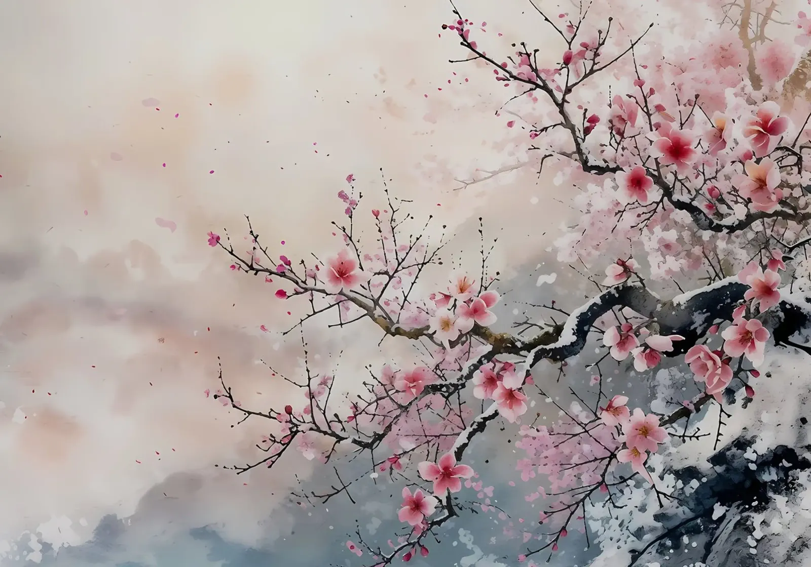 Giappone fiori di ciliegio pellicola backlit da Rebecca Clark Wyrick
