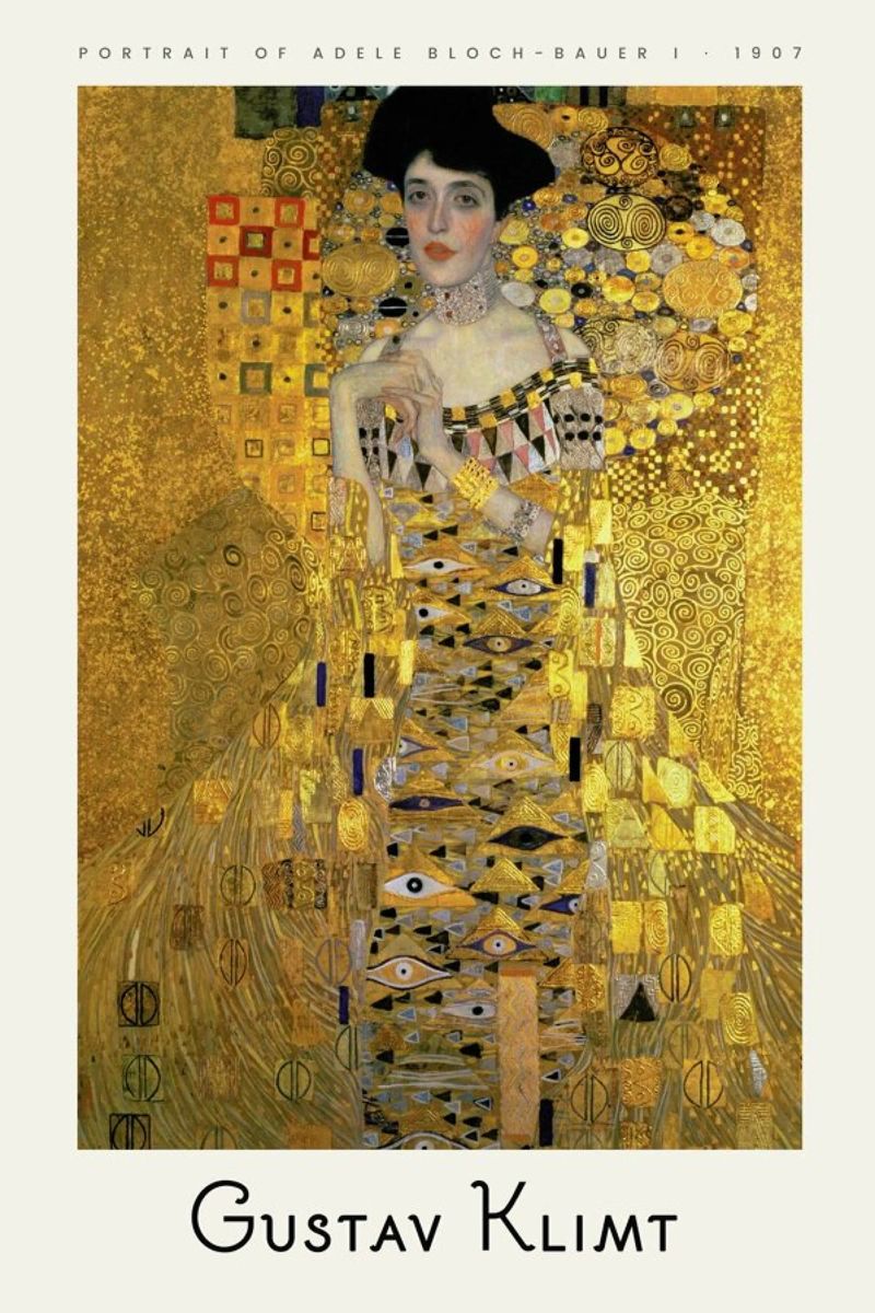 Klimt - Portrait of Adele Bloch-Bauer I Poster von ARTOTHEK