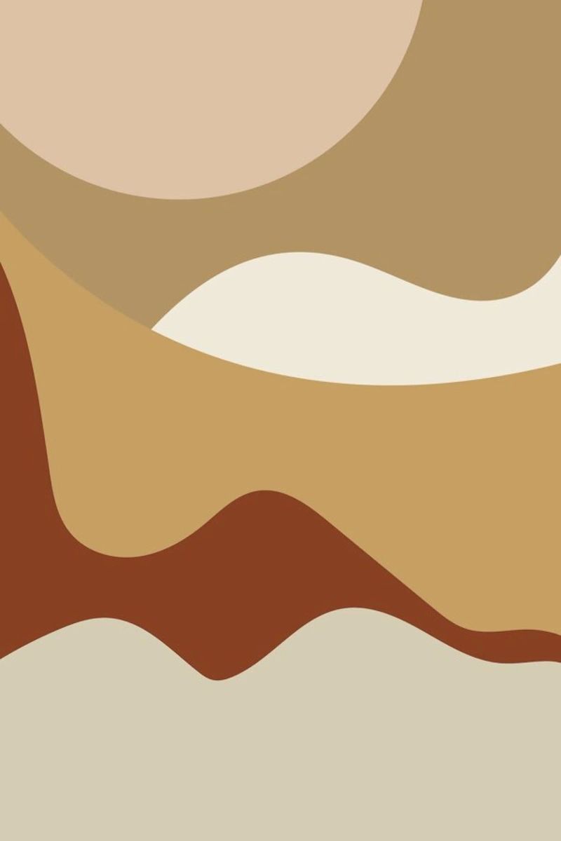 Golden Waves Poster von Pure