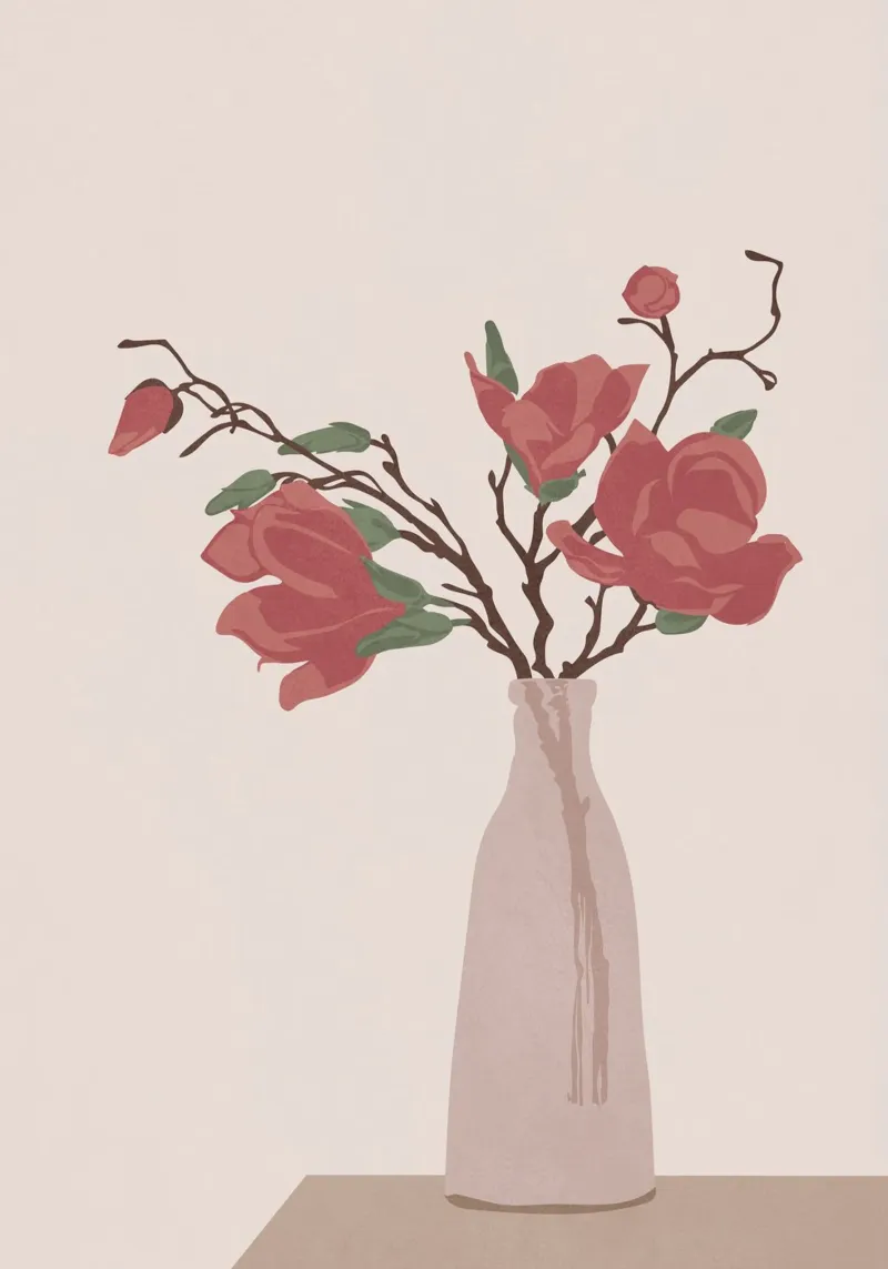 Vase poster by Flow Line