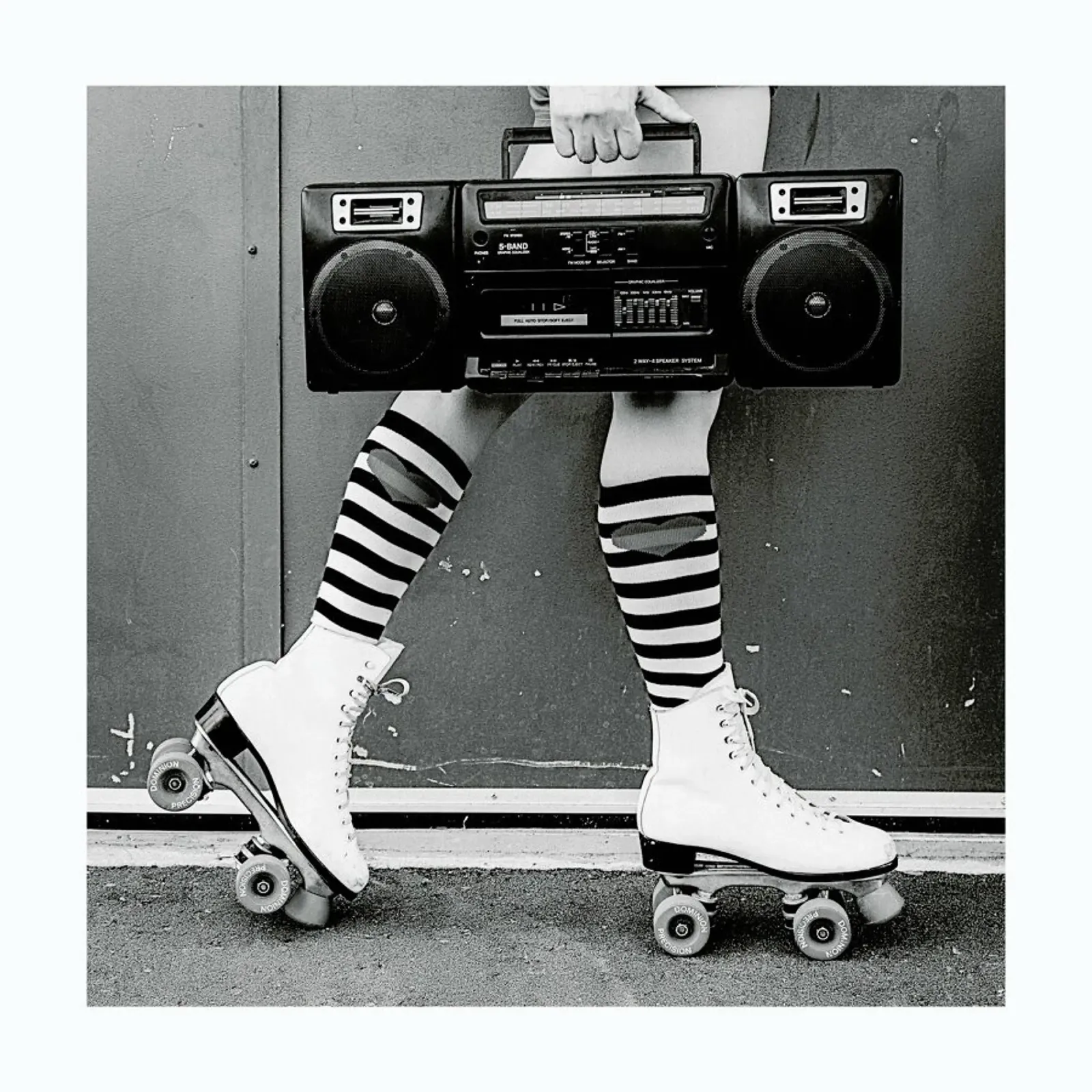 Boombox poster con telaio in legno da METROPOLIS