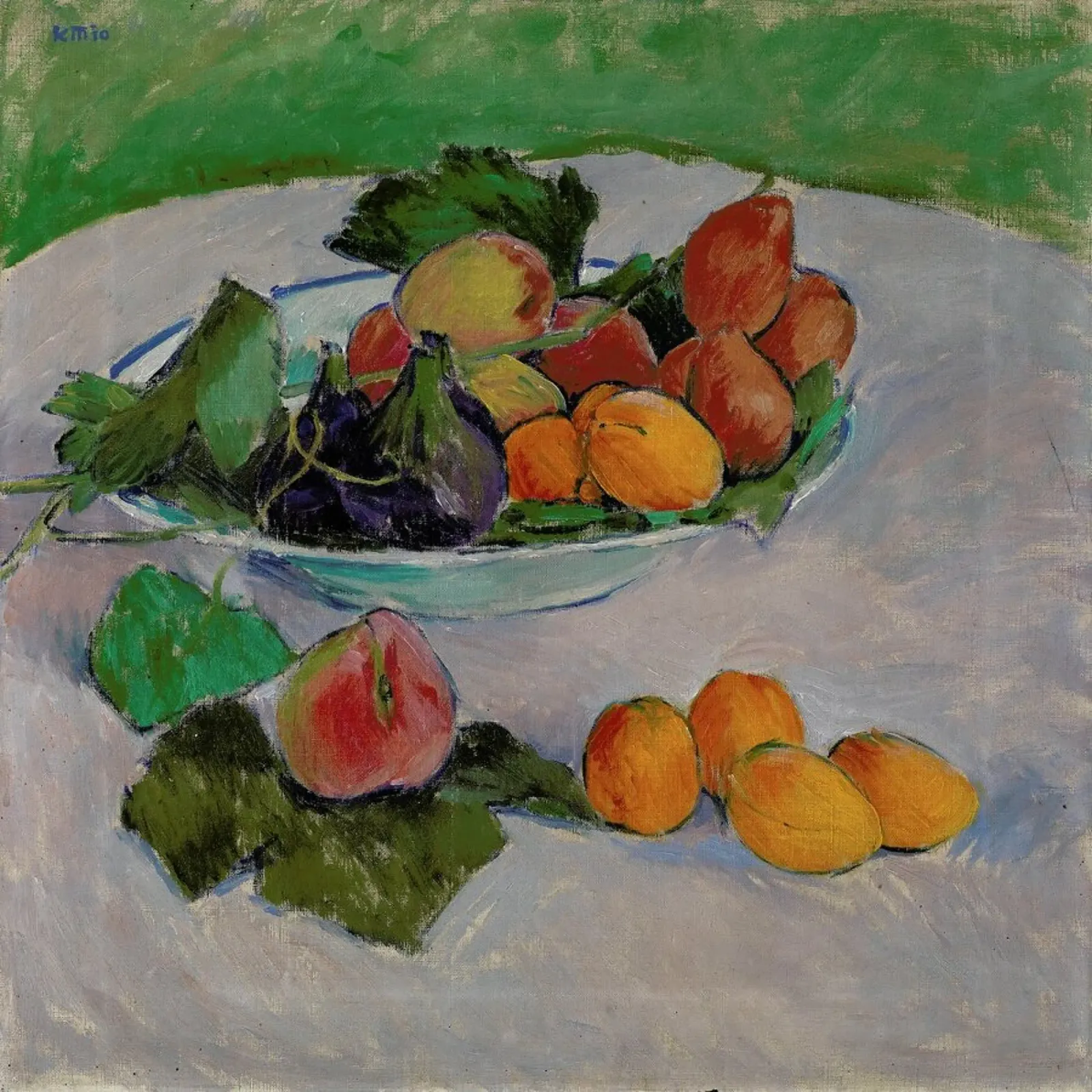 Moser - Still Life with Fruit and Leaves pellicola backlit da ARTOTHEK