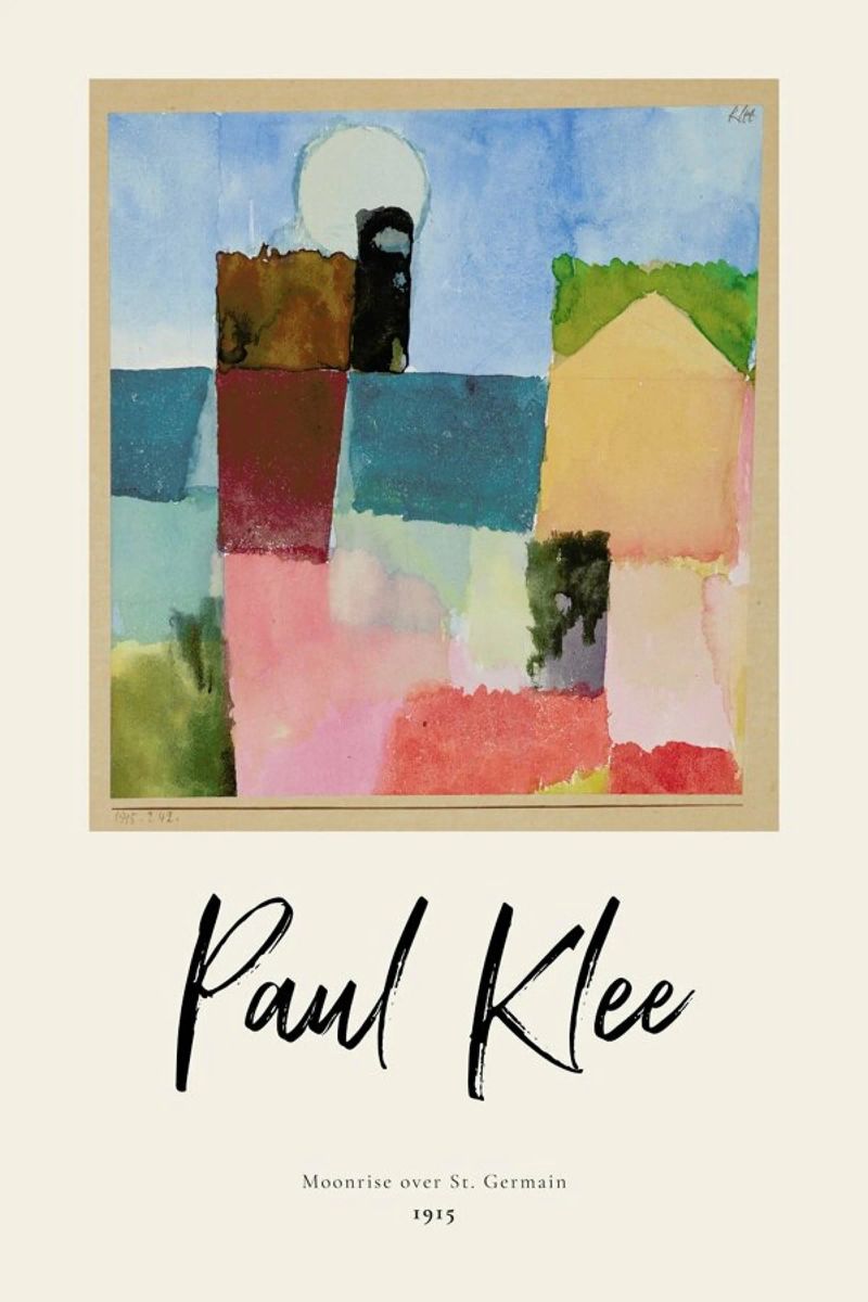 Klee - Moonrise over St. Germain poster de ARTOTHEK