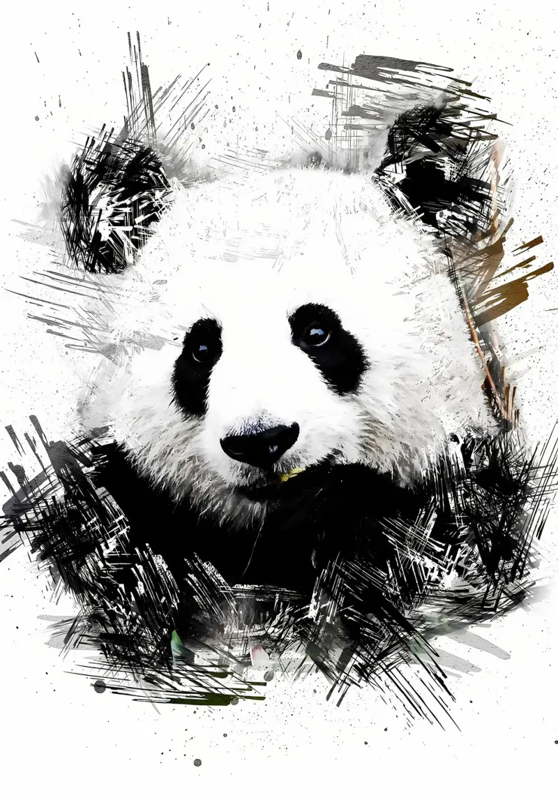 Pinturas de pandas hahnemühle de James M Coyle