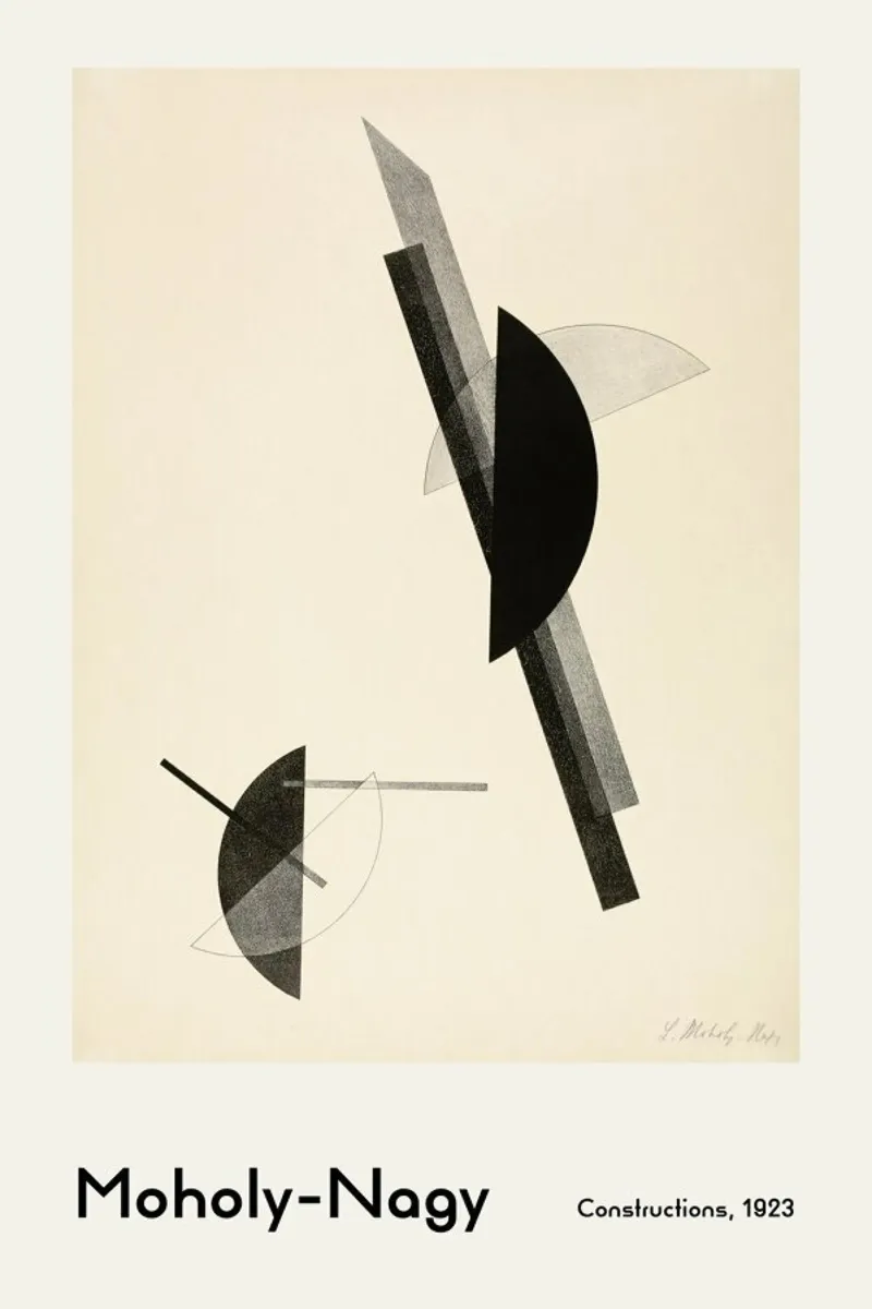 László Moholy-Nagy - Constructions pellicola backlit da ARTOTHEK