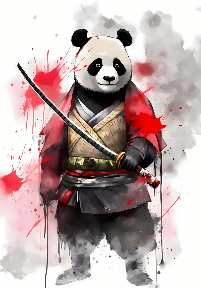 Panda pellicola backlit da James M Coyle
