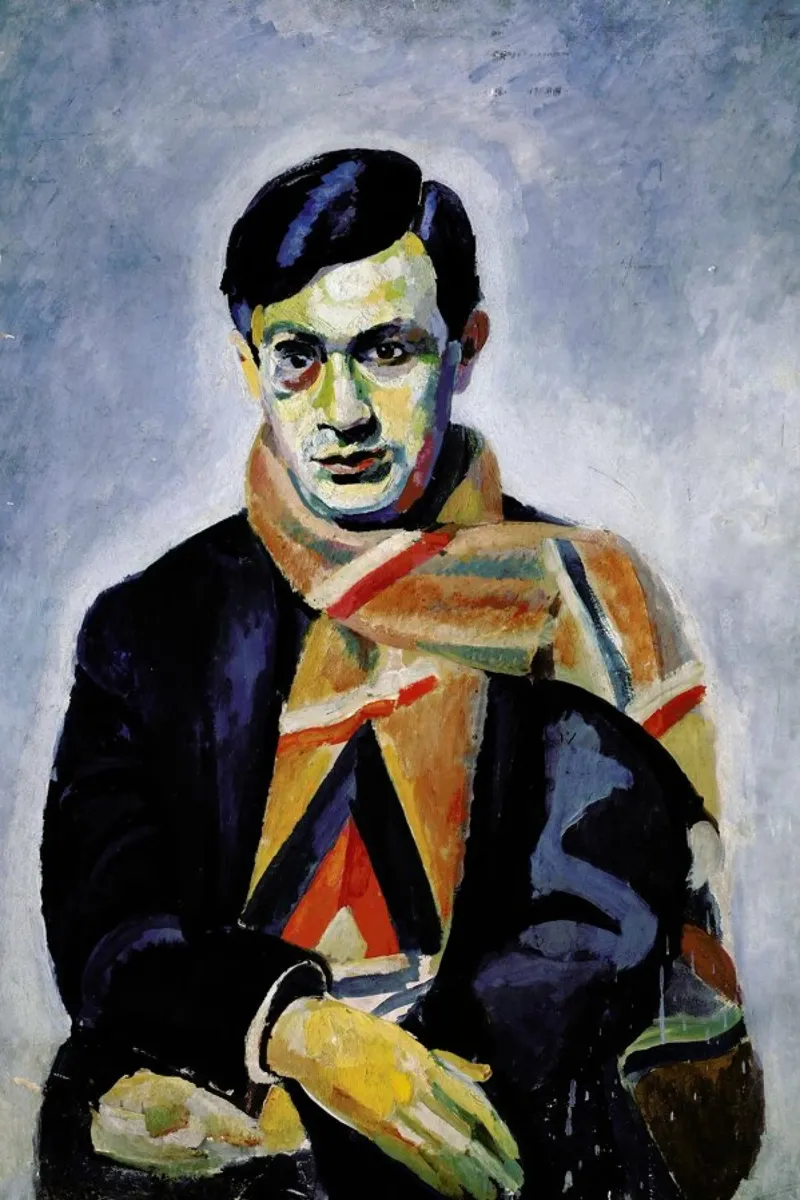 Robert Delaunay - Tristan Tzara pellicola backlit da ARTOTHEK