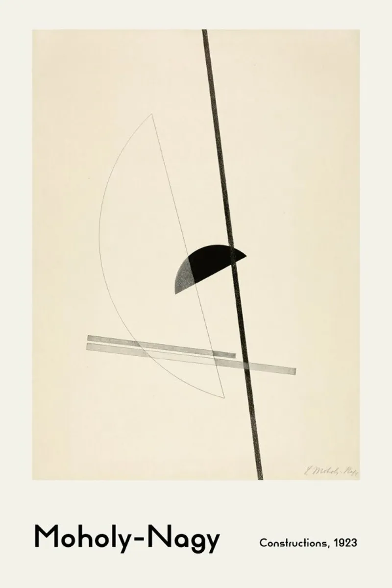 László Moholy-Nagy - Constructions pellicola backlit da ARTOTHEK