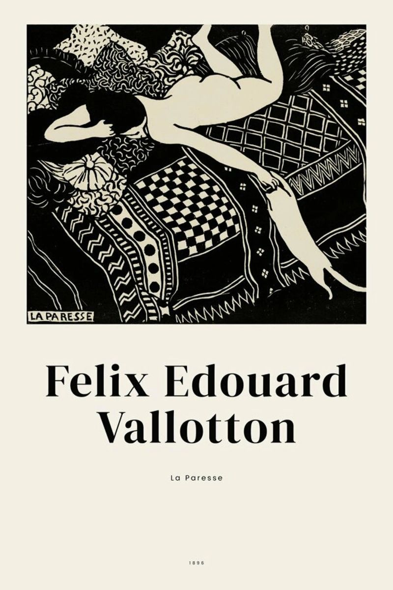Vallotton - La Paresse Poster von ARTOTHEK
