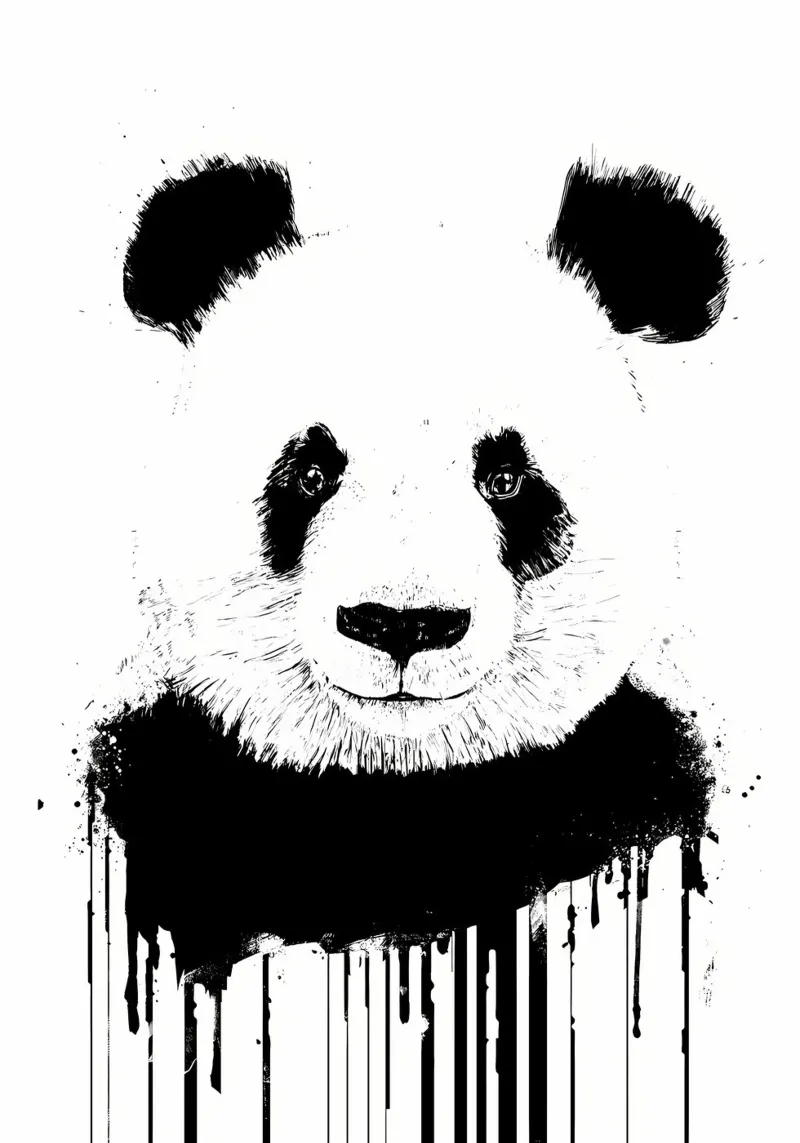 panda pellicola backlit da James M Coyle