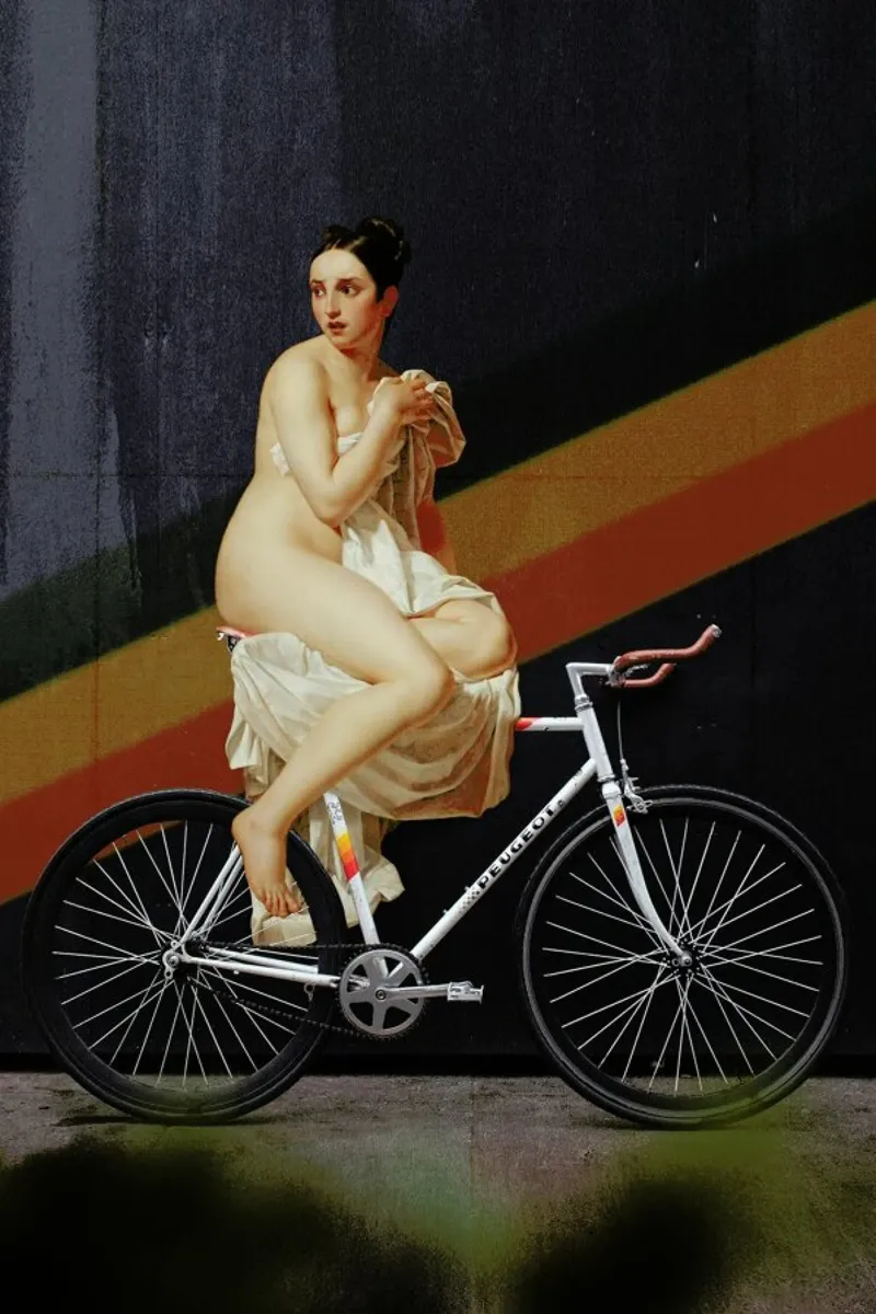 I Want To Ride My Bicycle carta hahnemühle da Jonas Loose