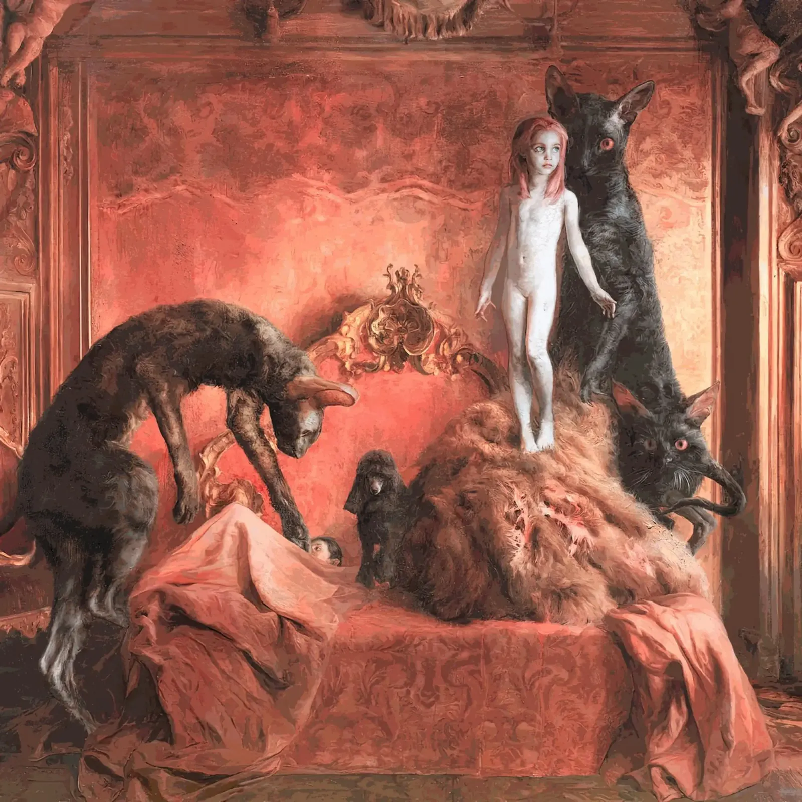Guillermo Lorca Le ragazze e i gatti pellicola backlit da Birgitart
