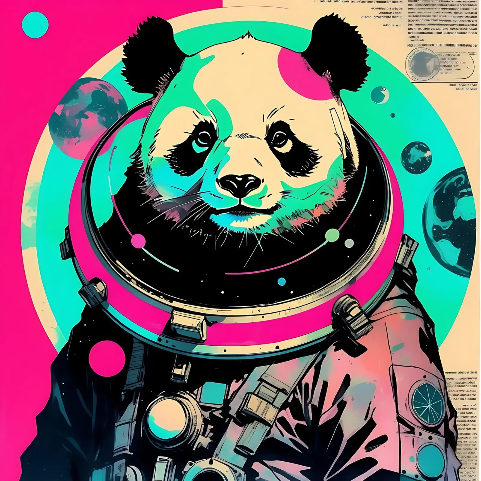 Panda_Style_D_1 pellicola backlit da Tierisch bunt by LK