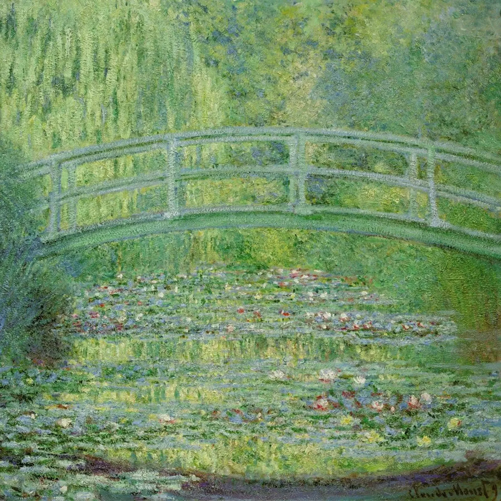 Monet - The Water-Lily Pond pellicola backlit da ARTOTHEK