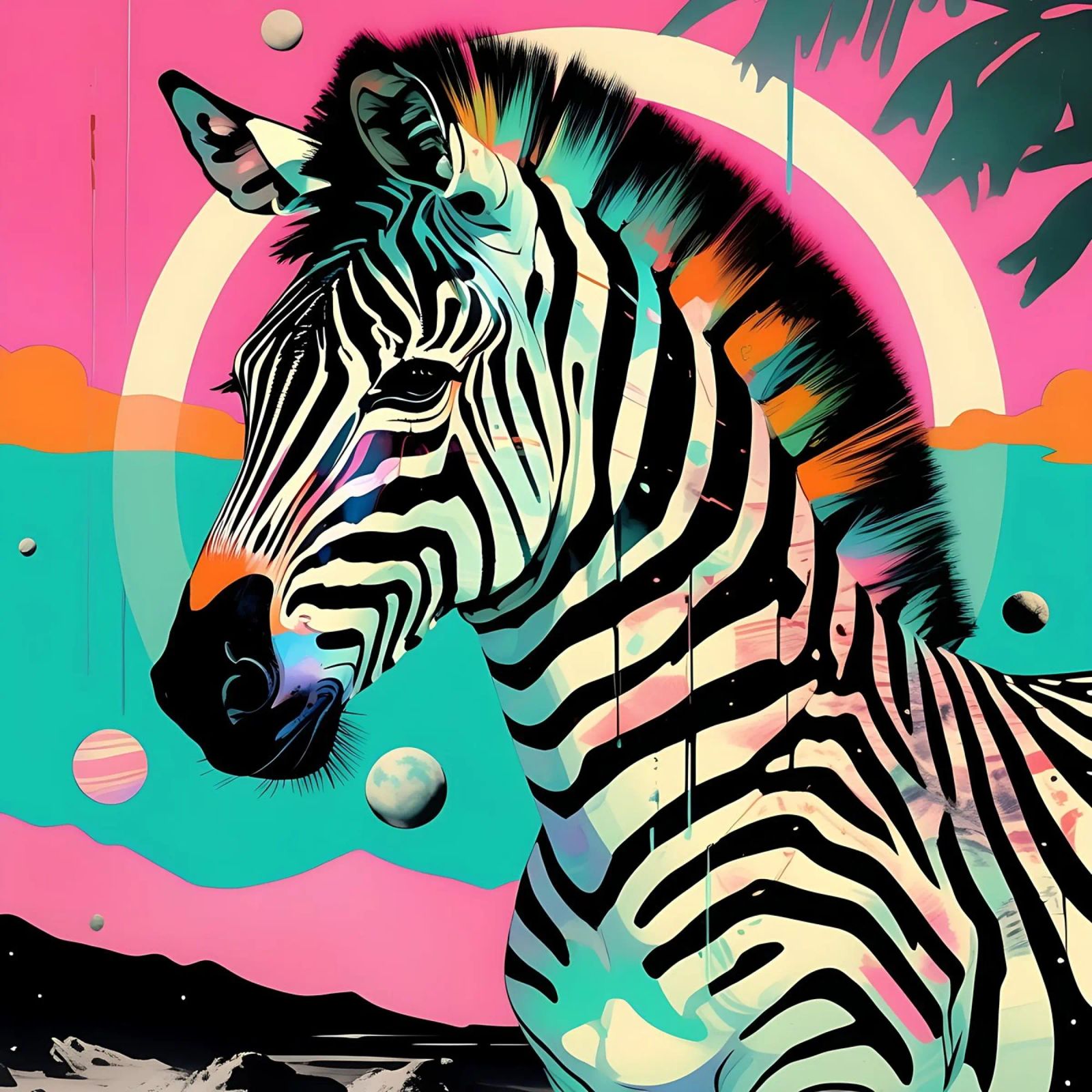 Zebra_Style_D_1 pellicola backlit da Tierisch bunt by LK