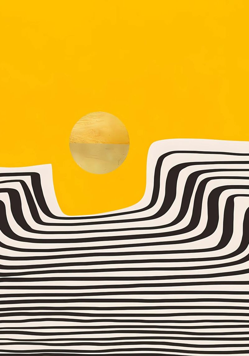 Minimal Abstract View 2 poster by James M Coyle