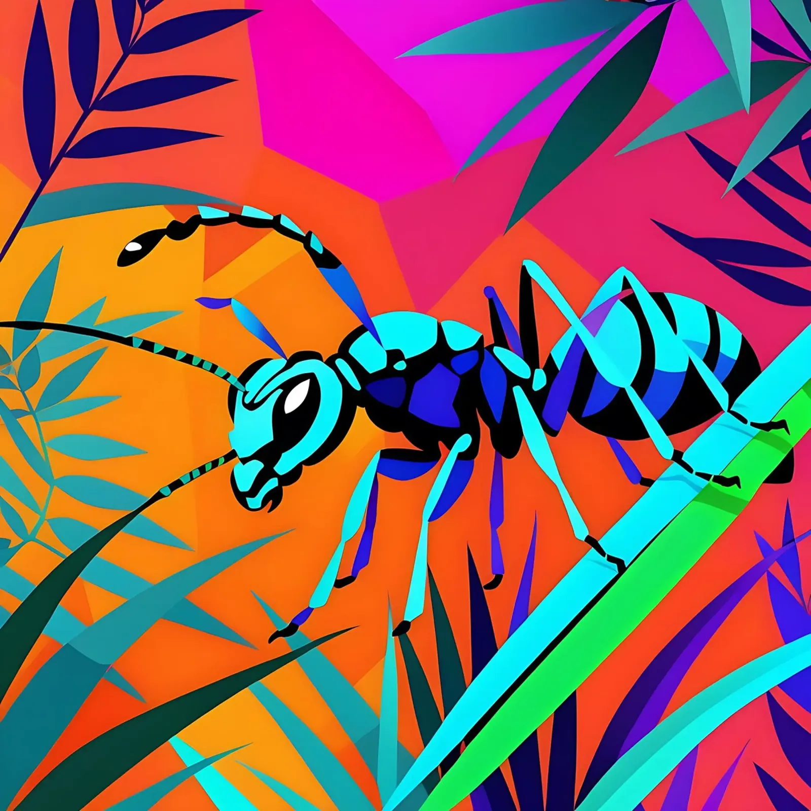 Ant_style_E_1 poster da Tierisch bunt by LK