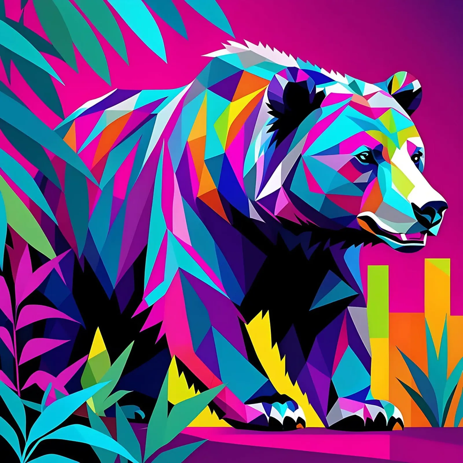 Orso_Stile_E_2 pellicola backlit da Tierisch bunt by LK
