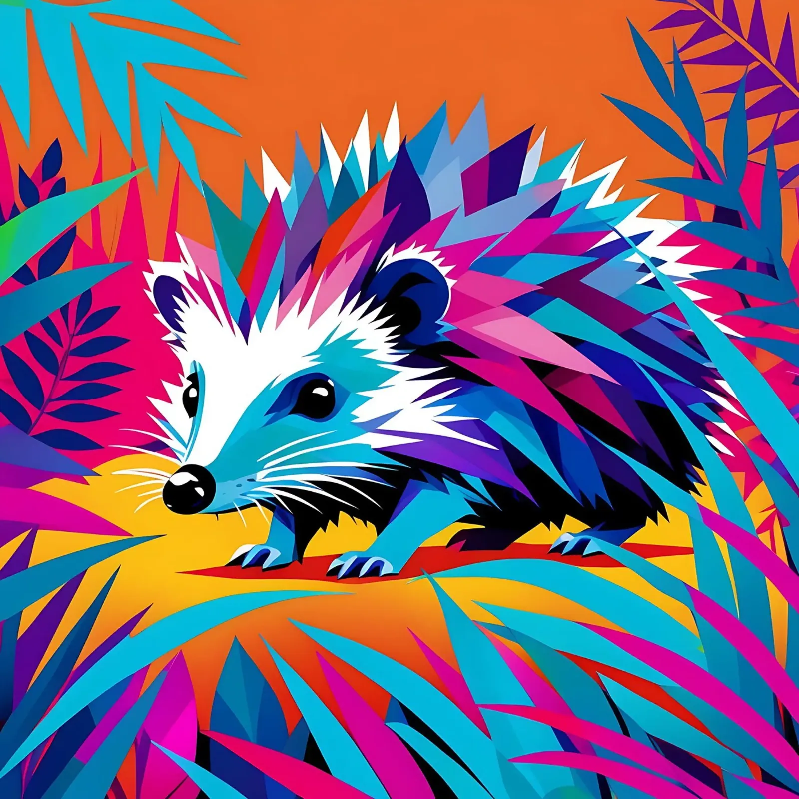 Hedgehog_style_E_1 hahnemühle by Tierisch bunt by LK