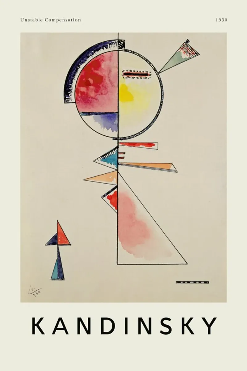 Kandinsky - Unstable Compensation pellicola backlit da ARTOTHEK