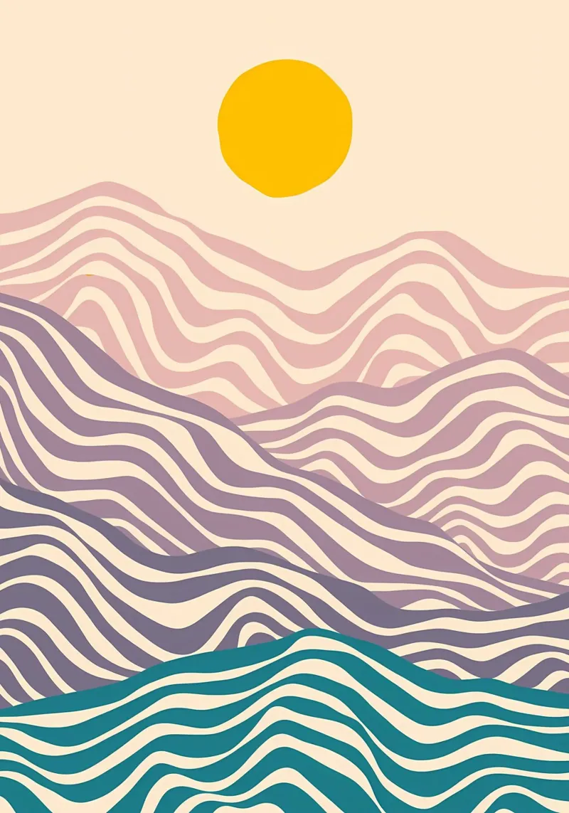 Hills Wave acrylic glass by James M Coyle