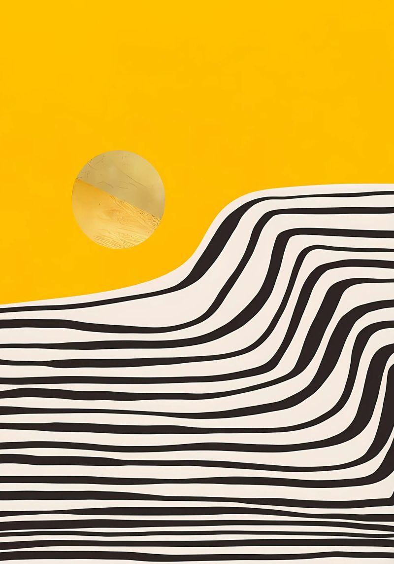 Minimal Abstract View 3 poster by James M Coyle