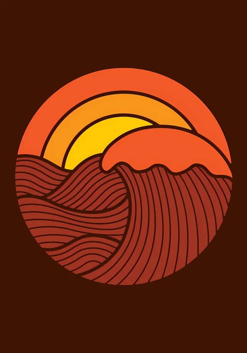 Circolo del tramonto carta hahnemühle da James M Coyle