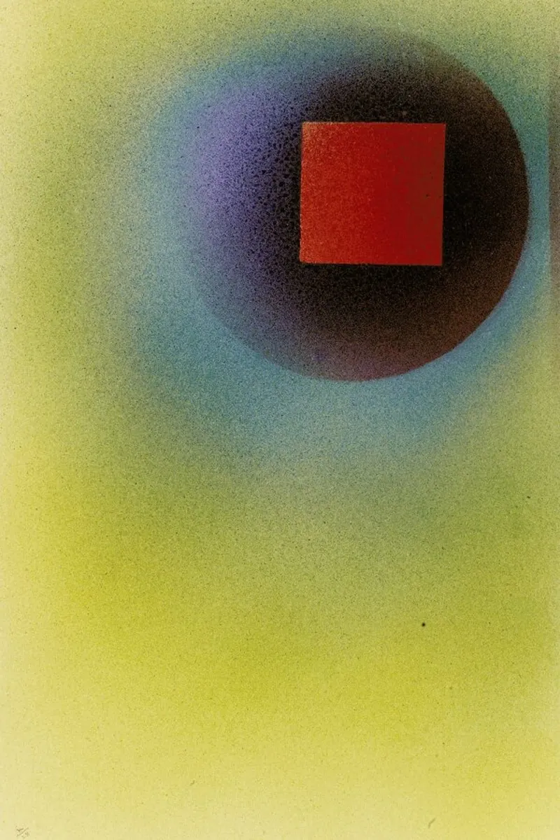Kandinsky - Square in a Circle pellicola backlit da ARTOTHEK