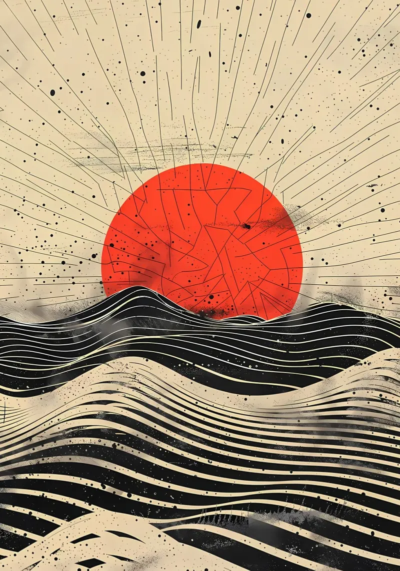 Scarlet Eclipse canvas by James M Coyle