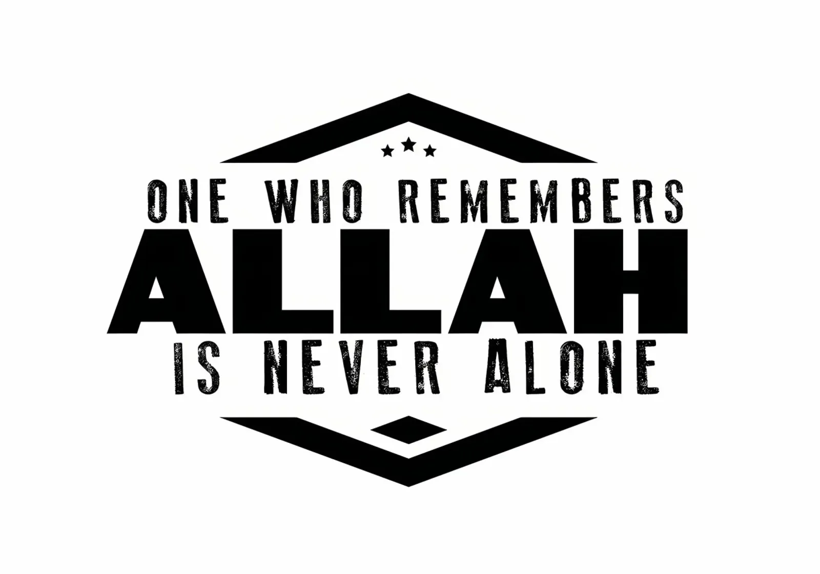 ricorda Allah pellicola backlit da Albert S Jacob