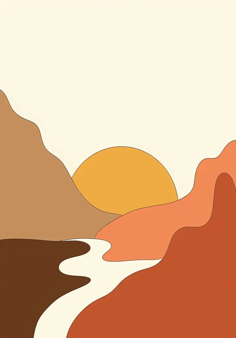 Paesaggio minimale pellicola backlit da James M Coyle