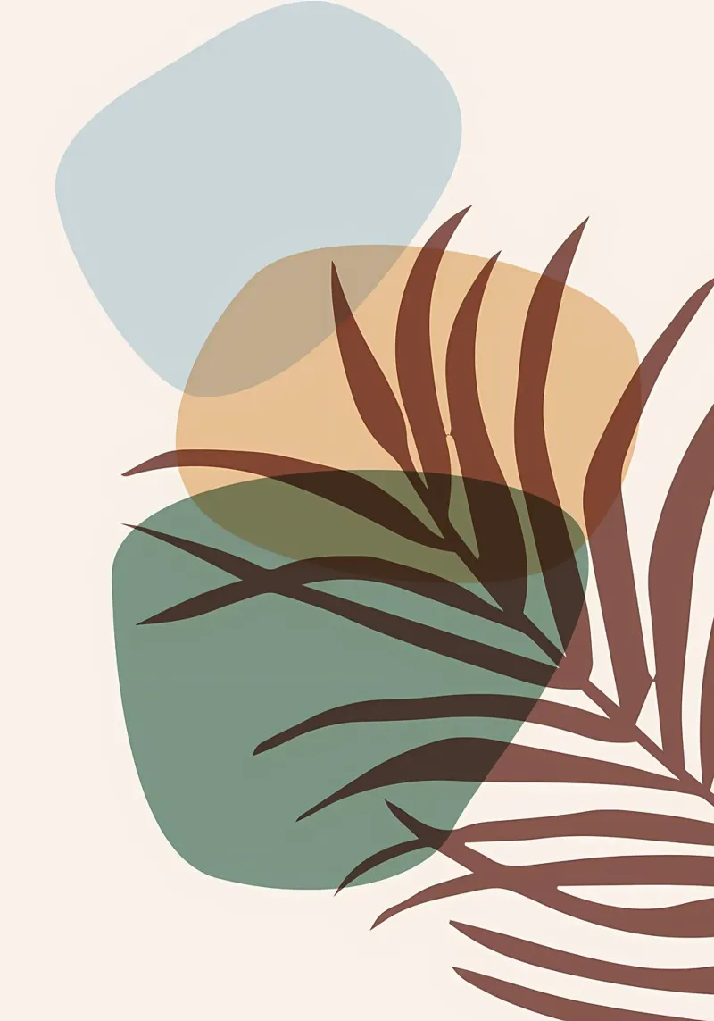 Forme astratte botaniche carta hahnemühle da Rebecca Clark Wyrick