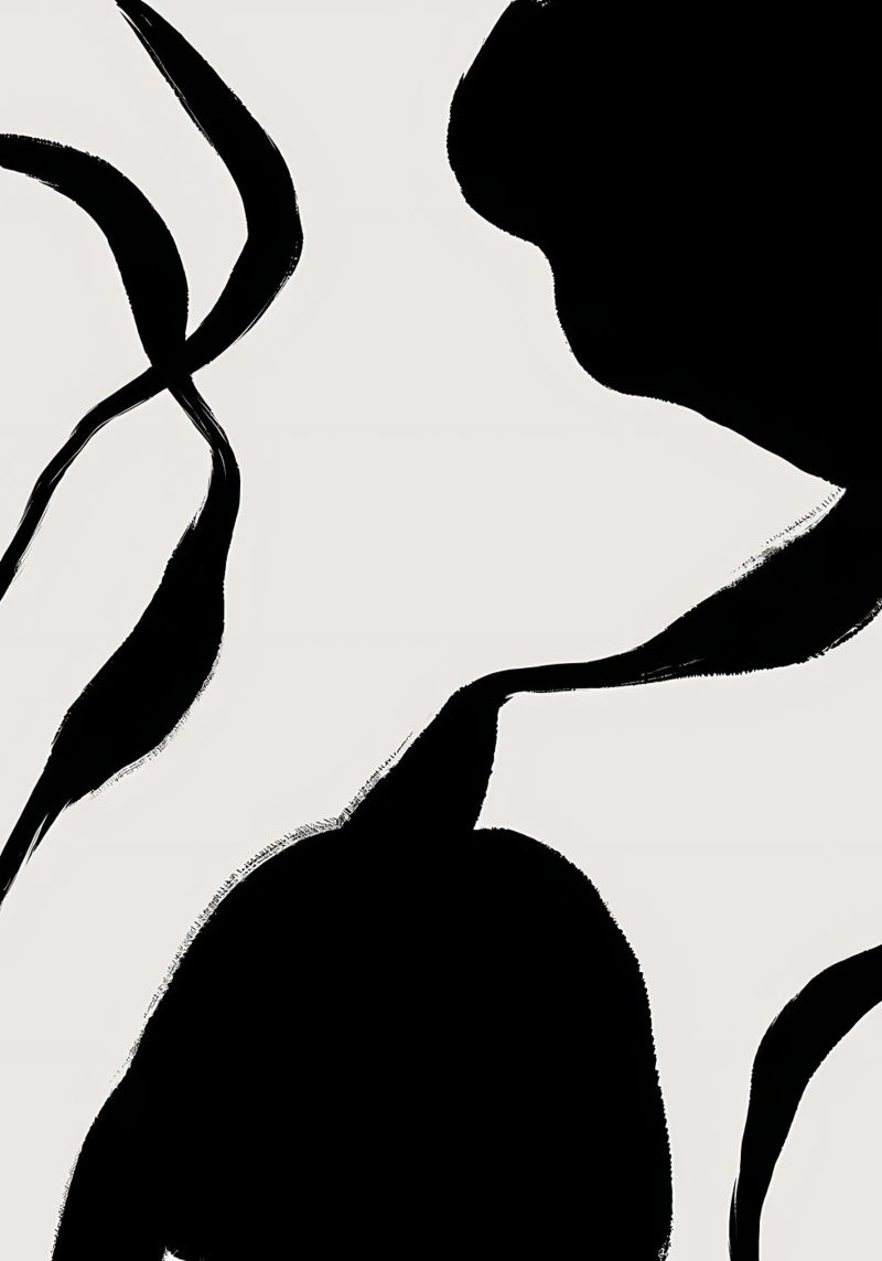Abstrait sophistiqué poster de Rebecca Clark Wyrick