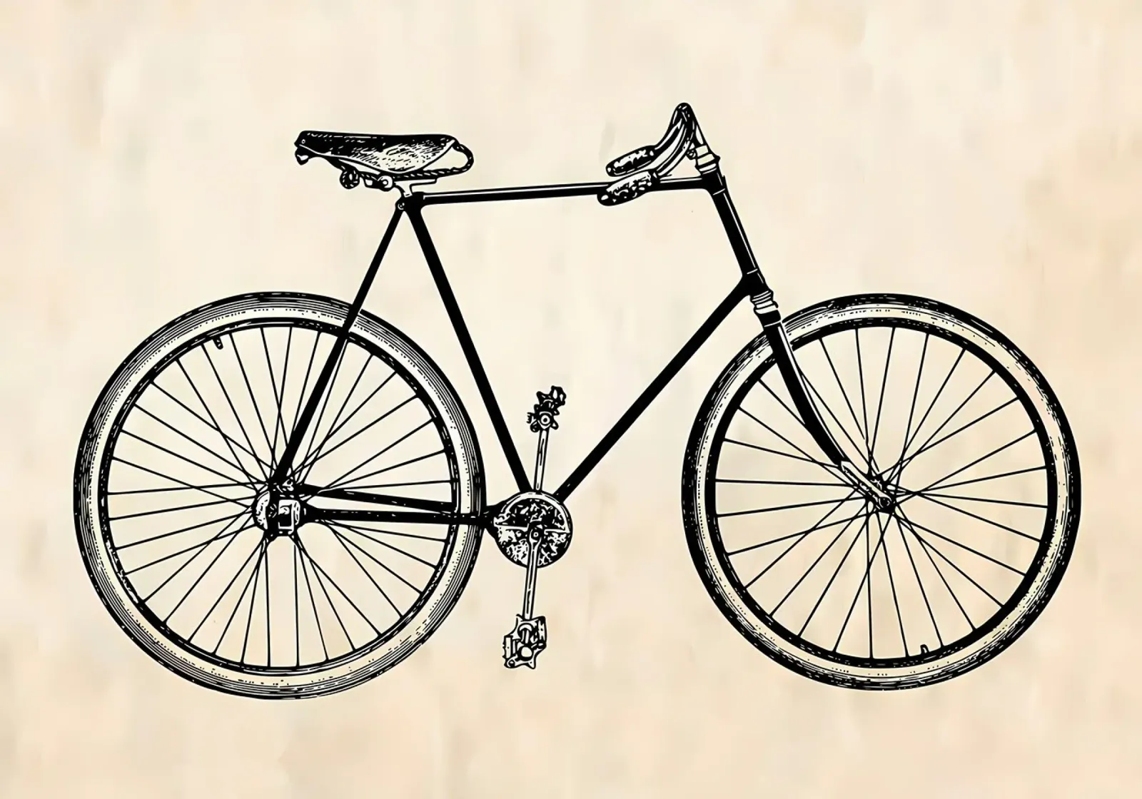BICICLETTA D'EPOCA pellicola backlit da Albert S Jacob