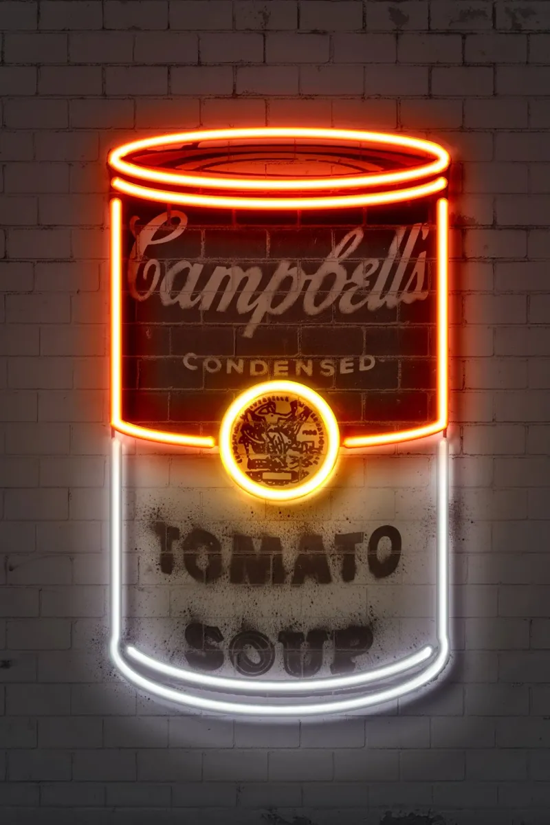 Soup Can pellicola backlit da Octavian