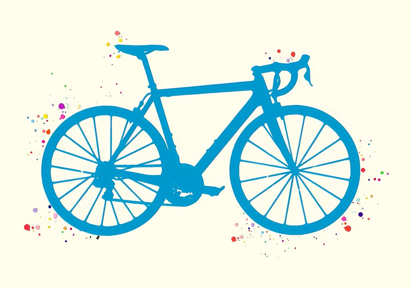 Bicicletta da strada carta hahnemühle da Albert S Jacob