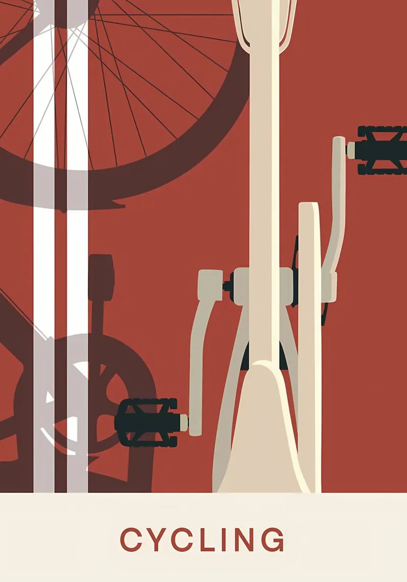 Ciclismo poster da Albert S Jacob