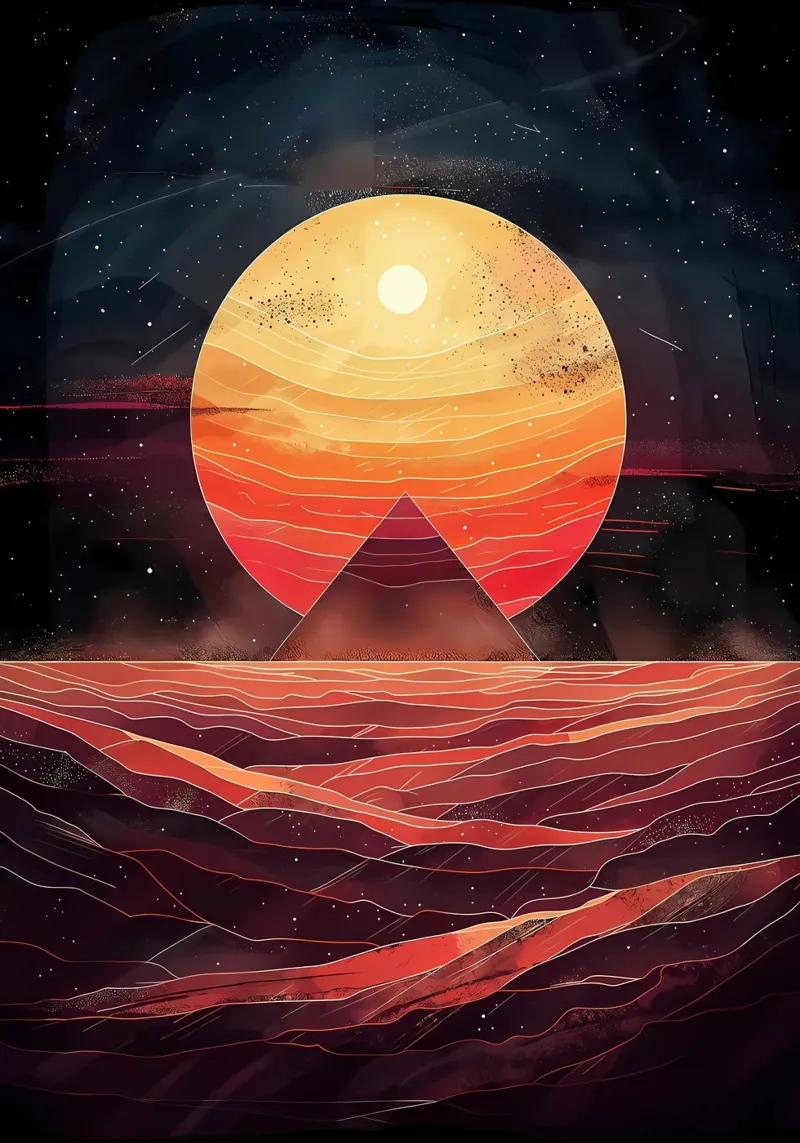 Desert Sun forex plate by James M Coyle