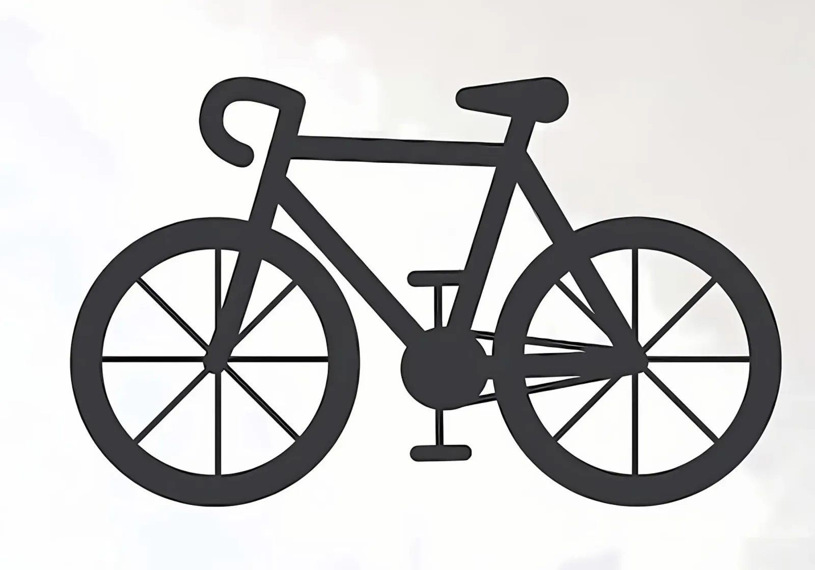 Fahrrad Alu-Dibond von Albert S Jacob