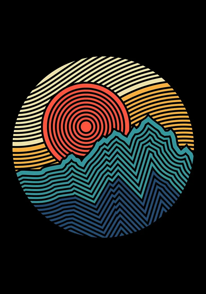 Nature pattern canvas by James M Coyle